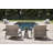 Catalan Round Metal Outdoor Side Table , 15'' in. W 15'' in. D
