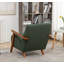 Upholstered Linen Blend Armchair-8834845