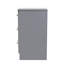 Fully Assembled Louberta 3 Drawer Bedside Cabinet-1339505418