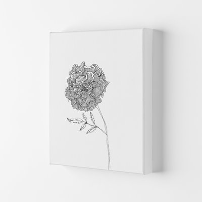 Marigold 1 Piece Wrapped Canvas Wall Art