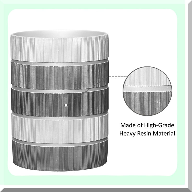 Urban Chic Grey Waste Basket