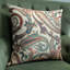 Housse de coussin à motif cachemire rouge Thomas Turquoise-116190774