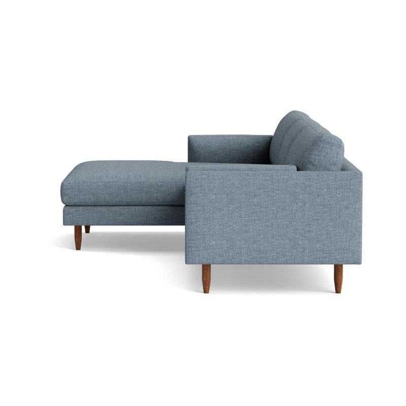 Skinny Fat Chaise Sectional, Left Hand Facing, Performance Weave - Natural