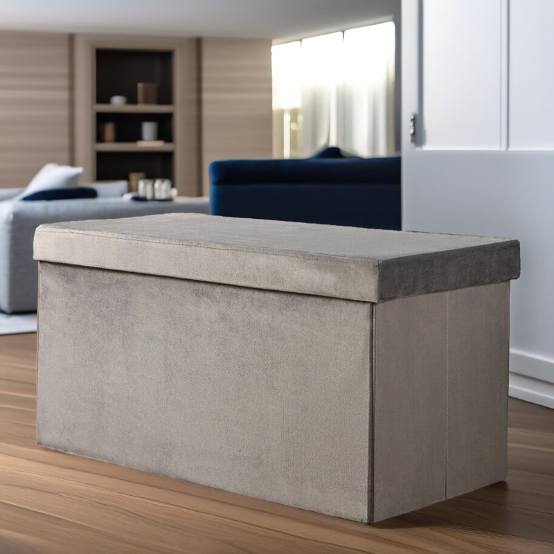 Fabric Upholstered Storage Bench
