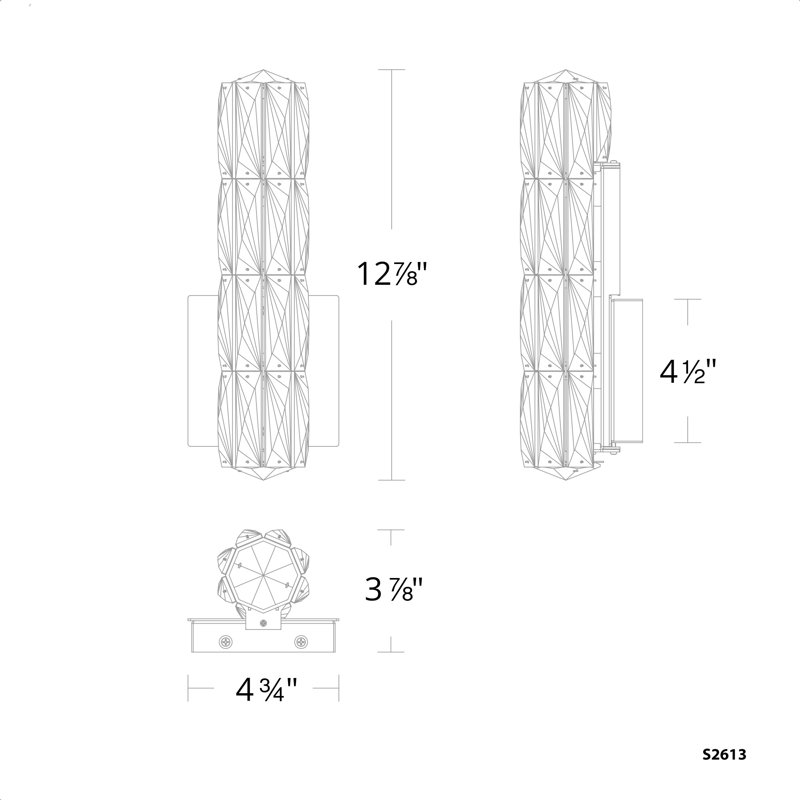 Verve Led 1 - Light LED Armed Sconce
