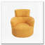 Fauteuil demi-tonneau rembourré Berber-374443260