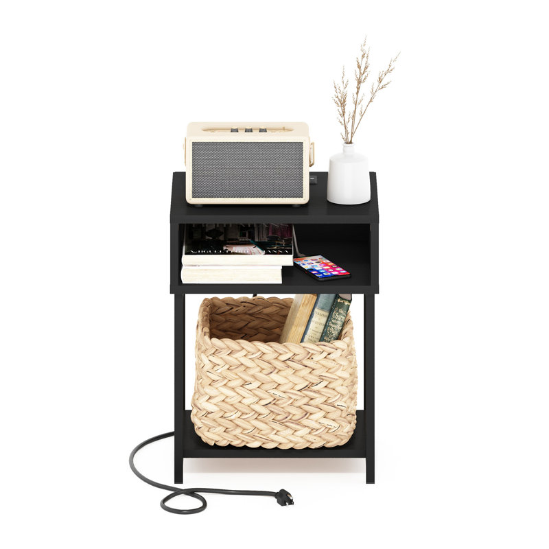 Kaneidra End Table, Americano, Black