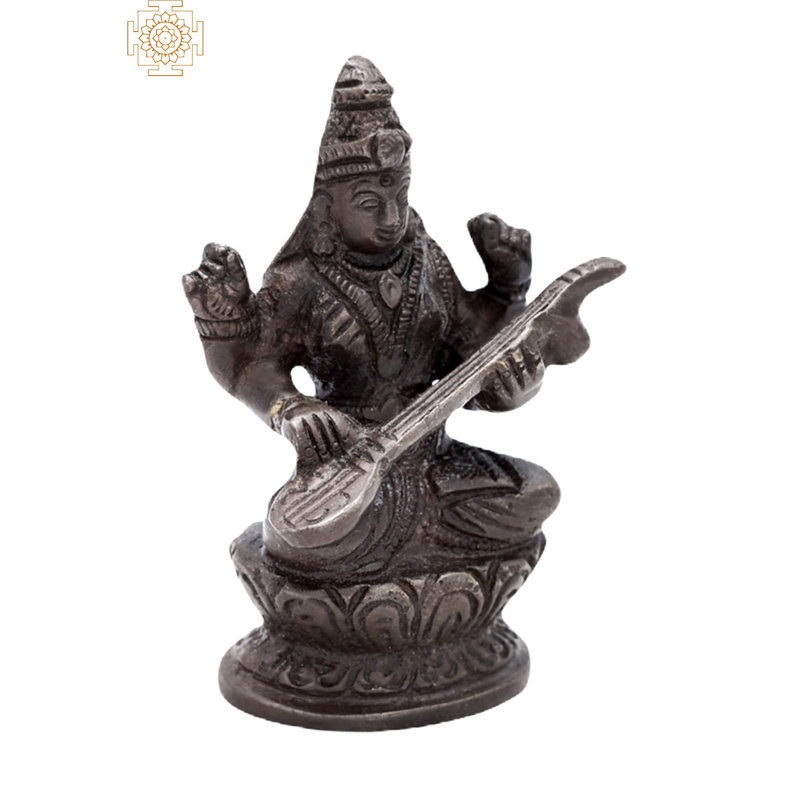 Petite déesse Saraswati, Brun