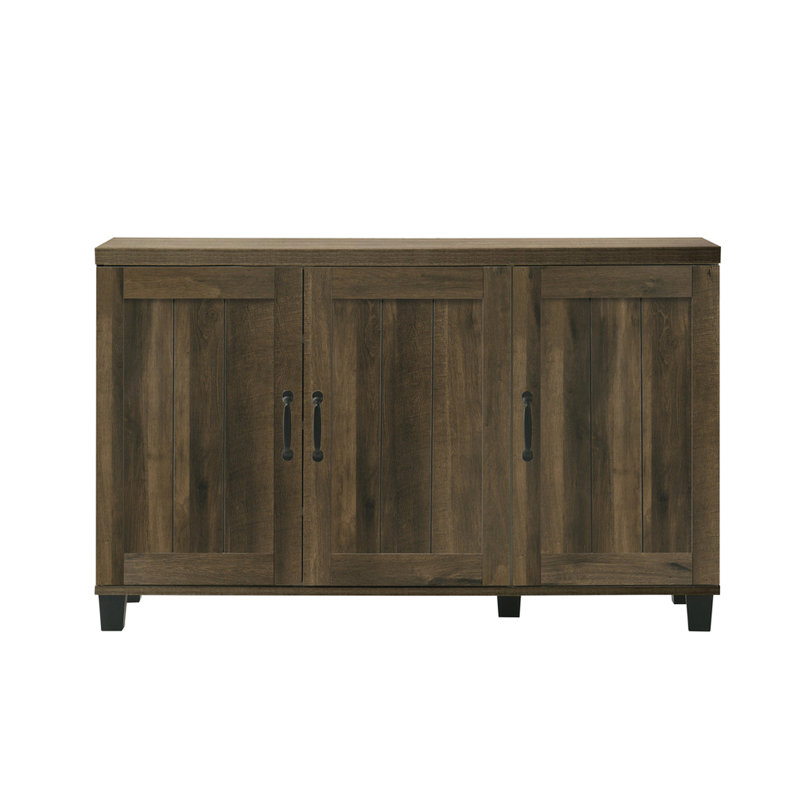 Trevonix 3-Door Sideboard With Adjustable Shelves
