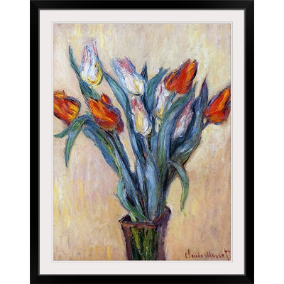 Classic Art Tulips by Claude Monet Print