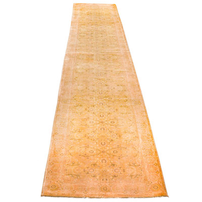 One-of-a-Kind 2'11'' X 15'9'' 1990s Wool Area Rug in