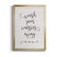 «Wash Worries», art textuel sur toile-962338403-962338460