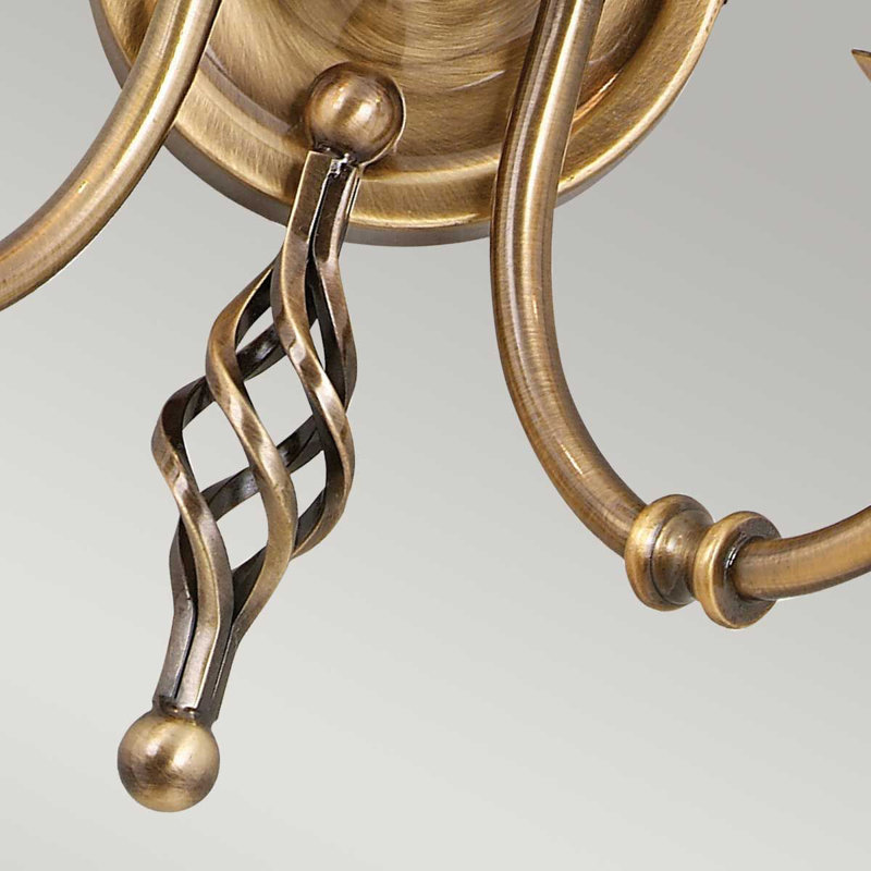 Wannamaker Candle Wall Light, Brass