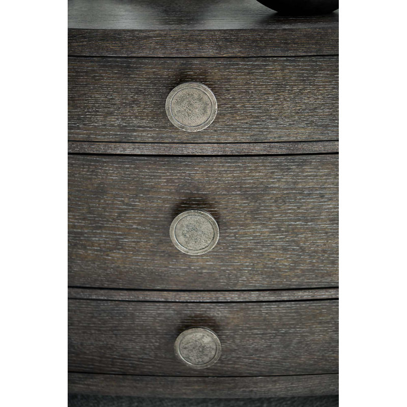 Linea 3 - Drawer Bachelor's Chest, Linea - Cerused Charcoal Finish