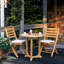 Essex Outdoor Round Teak Bistro Table