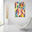  «Orbs 1» par Cheryl Warrick, art mural en verre acrylique, 24 po x 36 po