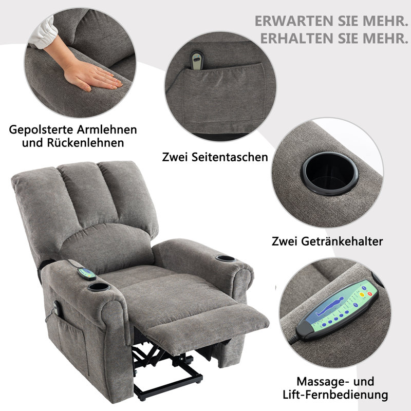 91cm Wide Standard Recliner