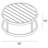 Bergeron 33.75" Aluminum Round Outdoor Coffee Table-1053137627