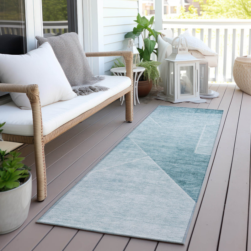  Tapis d'entrée antidérapant Malchow, Tapis de couloir 2 pi 3 po x 7 pi 6 po