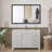 48"X32" Rectangle Bathroom Mirror With Balck Frame Decorative Large Wall Mirrors For Bathroom Living Room Bedroom Vertical Or Horizontal Wall Mounted Mirror With Aluminum Frame-1728486437-1728486425