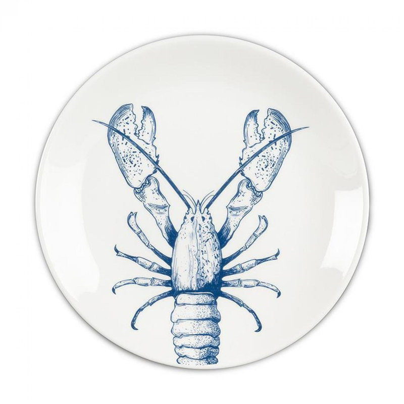 Assiette à apéritif homard