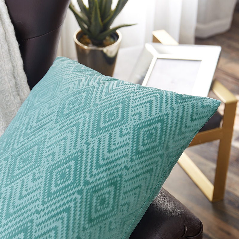 Rectangular Lumbar Pillow Cover, North Sea