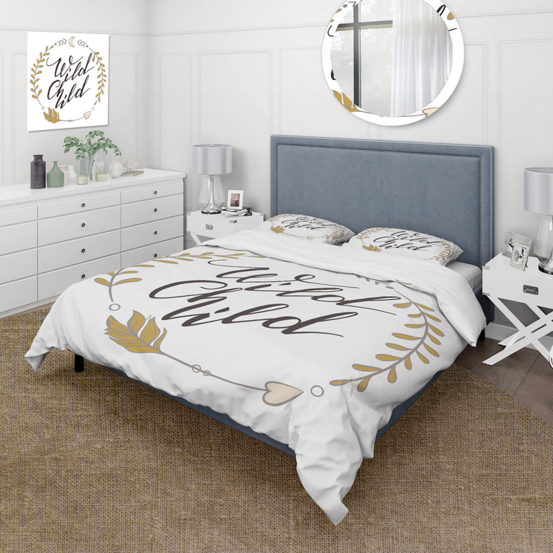 Wild Child - Ensemble de housse de couette traditionnel - Microfibre de polyester