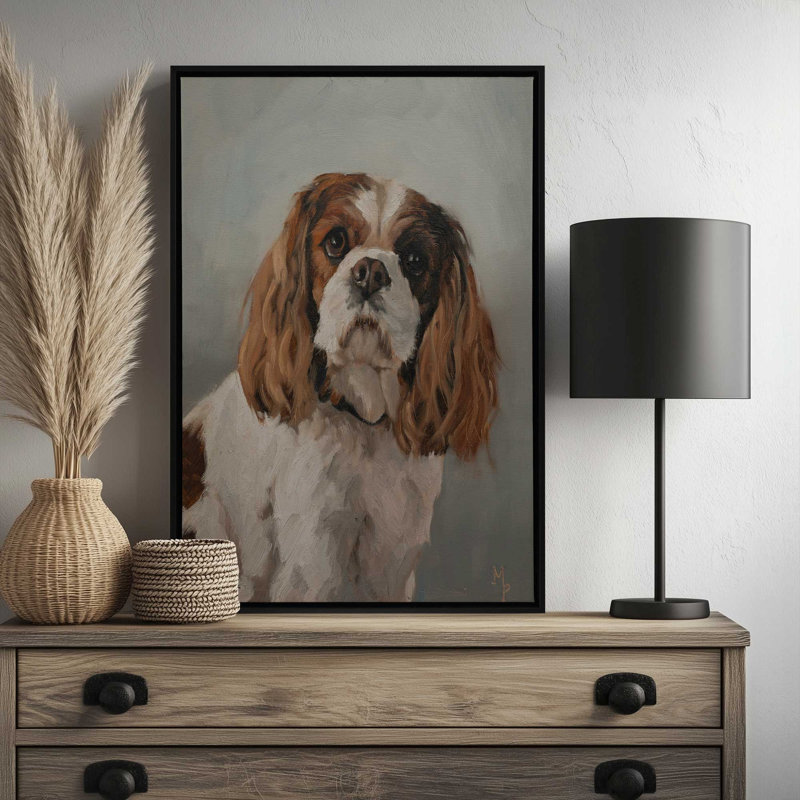 Reproduction d'art sur toile, "Pet Portraitudes I" par Marian Parsons, H 30 po x l 20 po, Argent argent