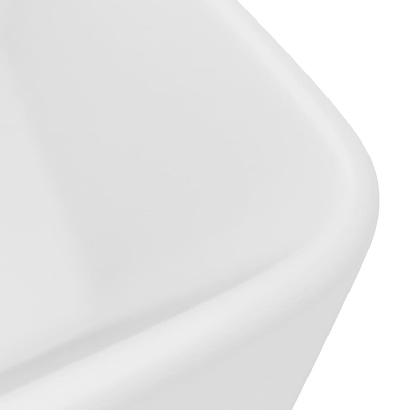 Metro Lane Kratz 300mm L x 410mm W Ceramic Rectangular Sink, White