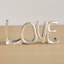 Recycled Metal Love Sign