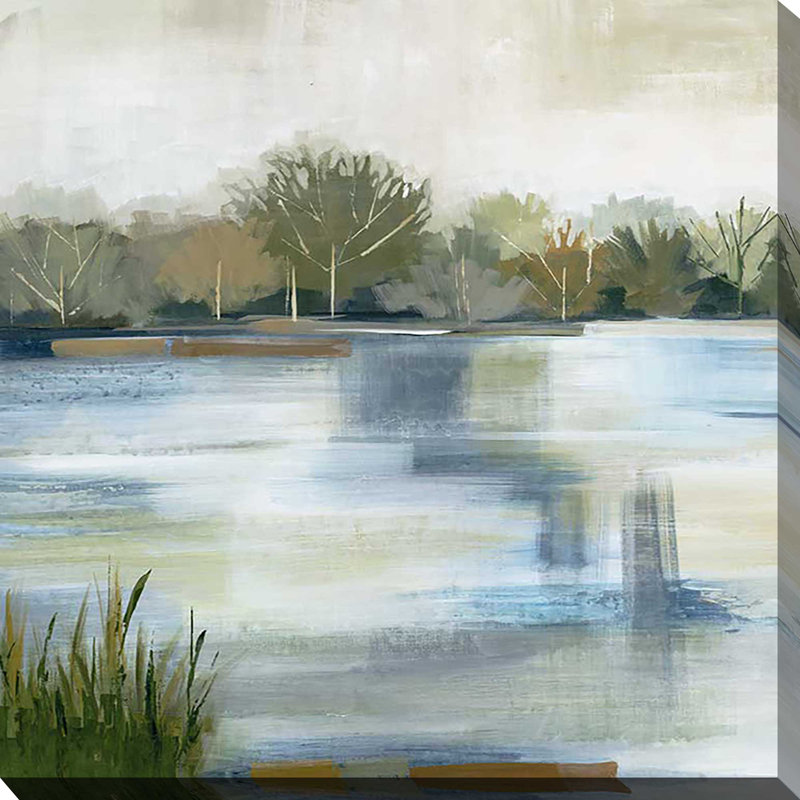 Roads Not Taken - Peinture sur toile avec cadre flottant, H 24 po x l 24 po x P 1,5 po, Toile tendue
