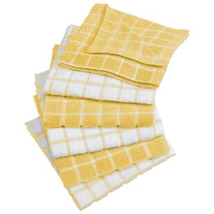 Microfiber Dish Cloths Dish Rags for Washing Dishes Best Kitchen Washcloth Cleaning  Cloths with Poly Scour Side 10 Inchx10 Inch 10Pack 
