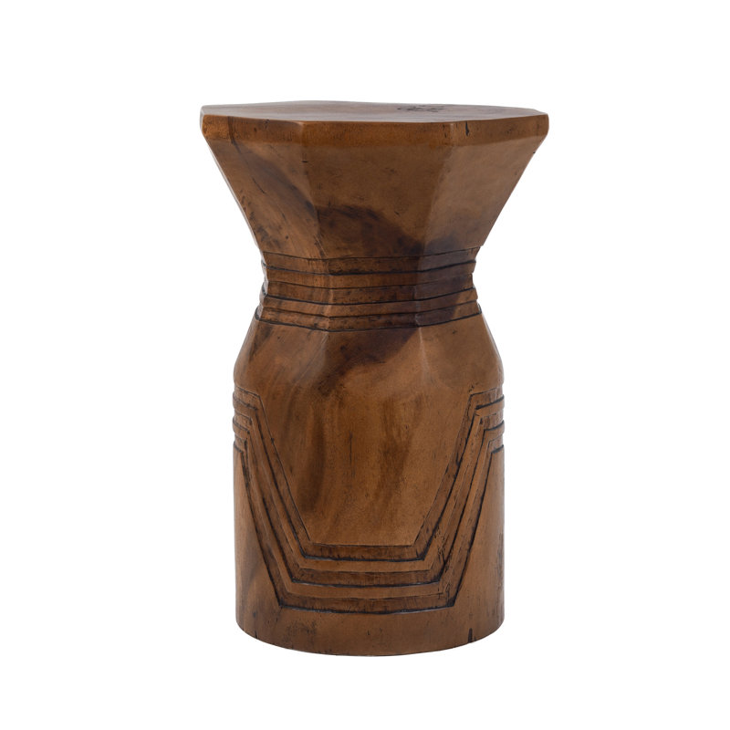Clelio Solid Wood Accent Stool