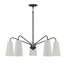Lustre 5 lumières Cher en noir mat-1907136825-1907136824