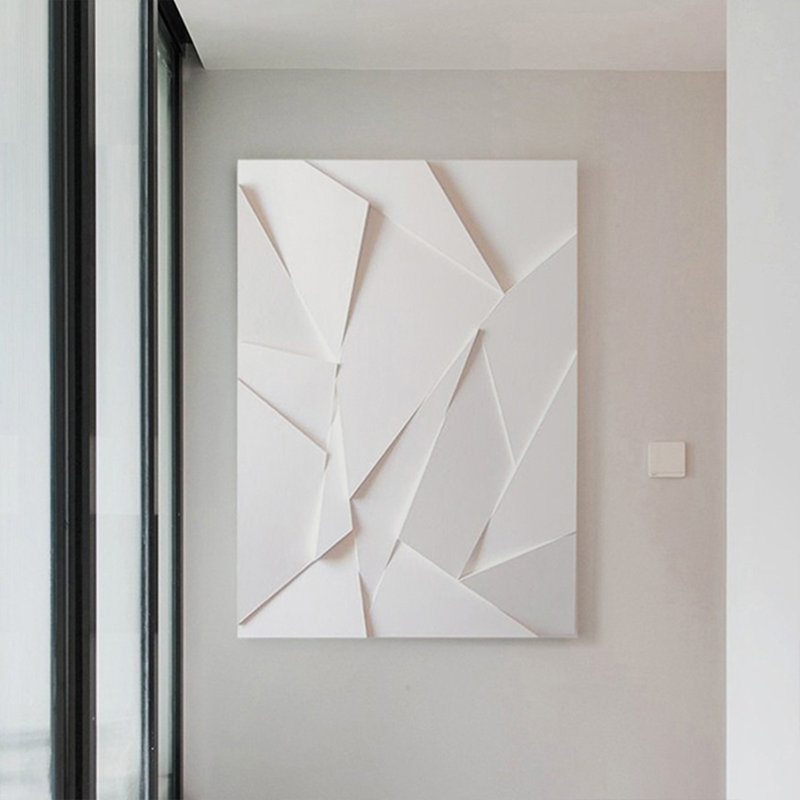 Tableaux suspendus modernes et simples en grès, H 47,24 po x l 31,5 po x P 1,97 po