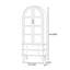 Vitrine avec portes en verre et compartiments de rangement dissimulés-117169840