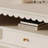 Cream style design solid wood coffee table