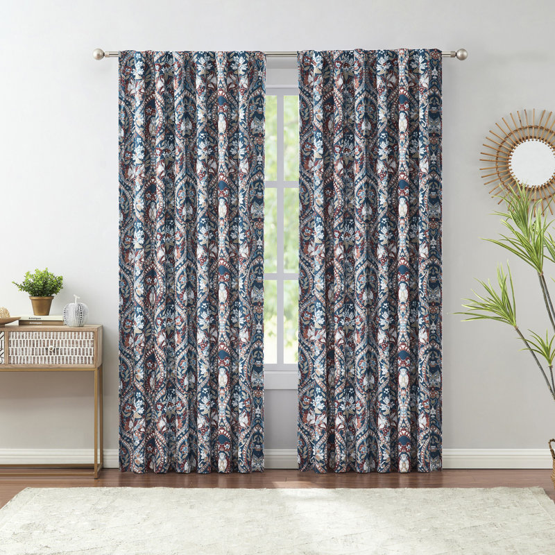 Dacha Sheer Single Curtain Panel, 52" W x 84" L