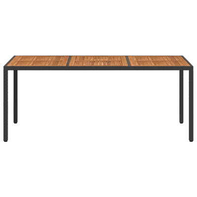 Eicholtz Rectangular Wicker Outdoor Dining Table , 250cm cm W 100cm cm D