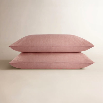 100% French Linen Pillowcase Set