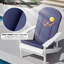 Ensemble de coussins de siège / dossier Adirondack d'extérieur de l 20 po x P 20 po x H 2,4 po (ensemble de 2)-2012420174-2012420164