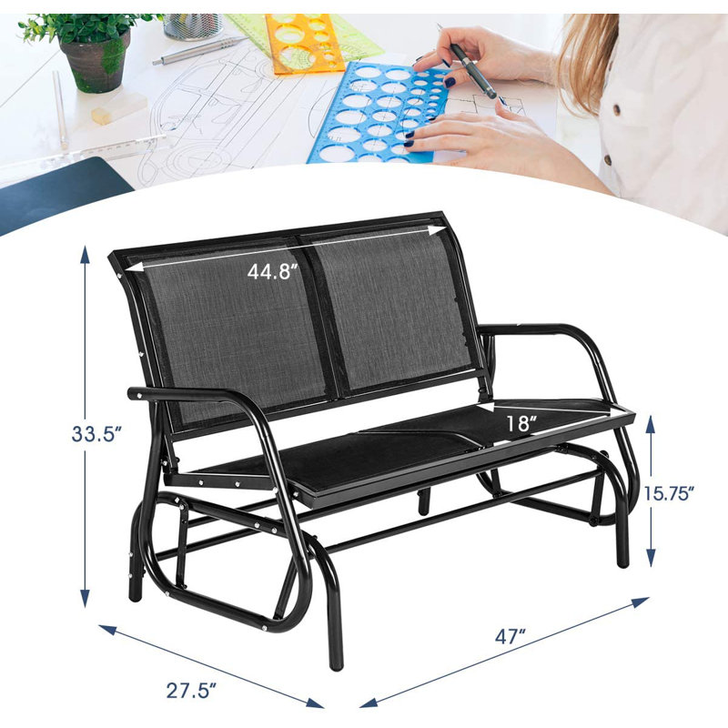 Fauteuil oscillant 2 places 2 places