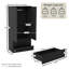 Tanino 4 Piece Bedroom Set (2 Drawer Large Bedside Chest X2, 6 Drawer Chest, 2 Door 2 Drawer Wardrobe)-1410178641