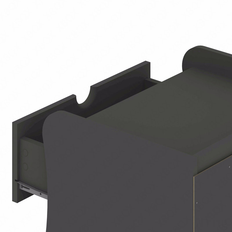 Nightstand, Charcoal Gray