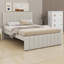 Lit plateforme tapissier avec lit gigogne et 3 tiroirs-701360036
