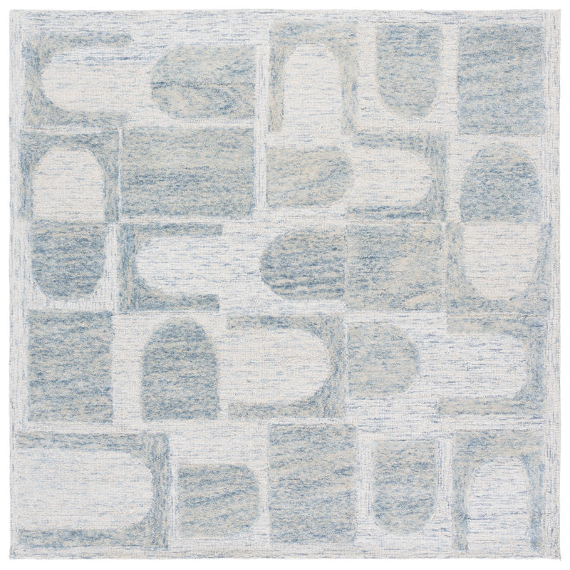 Harvest Hand Tufted Wool No Pattern Rug, Square 6'