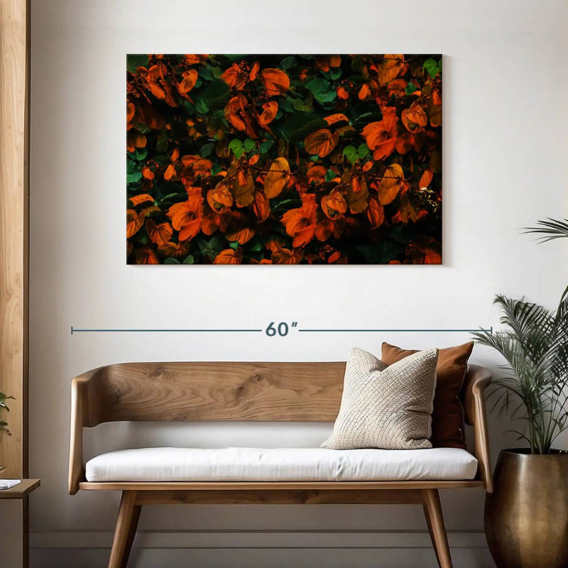Harnek, feuilles d'automne vibrantes, H 30 po x l 45 po