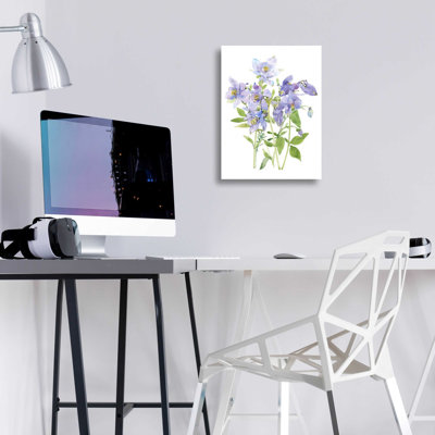 «Columbine Spray I» par Tim O'Toole, art mural en verre acrylique
