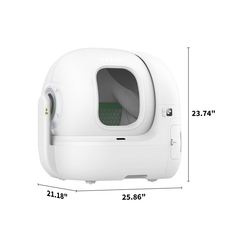 Bac à litière autonettoyant Purobot Max Pro avec caméra - US