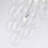 6-light Chrome Elegant Chandelier With Clear Glass Bulb Shade